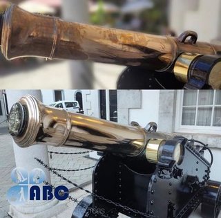 Historic Cannon Cleaning